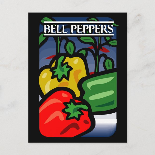 Carte Postale Bell Peppers (Devant)