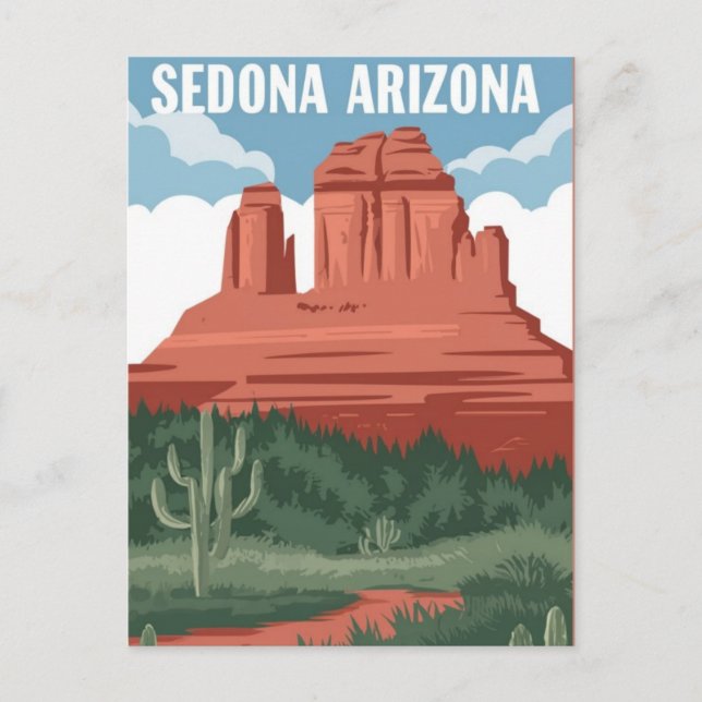 Carte Postale Bell Rock, Sedona, Arizona (Devant)