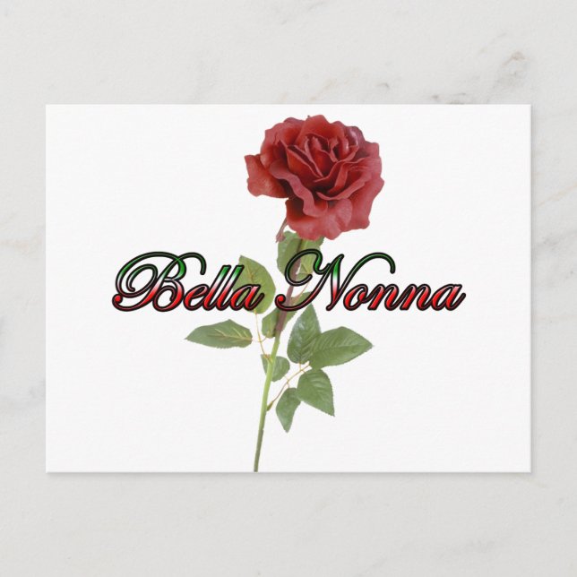 Carte Postale Bella Nonna (Belle grand-mère italienne) (Devant)