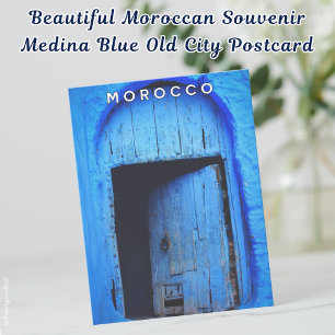 Carte Postale Belle Afrique Marocaine Voyage Médina Bleue Médina