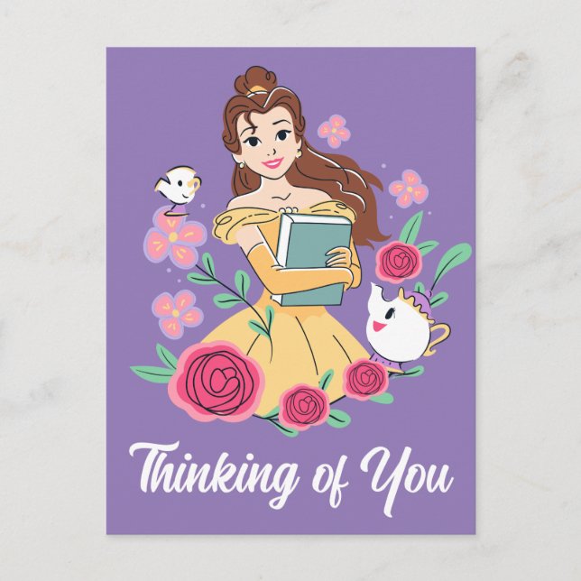 Carte Postale Belle & Amis Bookish Blooms (Devant)