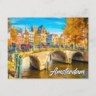 Carte Postale Belle Amsterdam, Pays-Bas