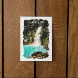 Carte Postale Belle Aquarelle Costa Rica Nature