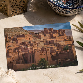 Carte Postale Belle architecture de Kasbah du désert marocain