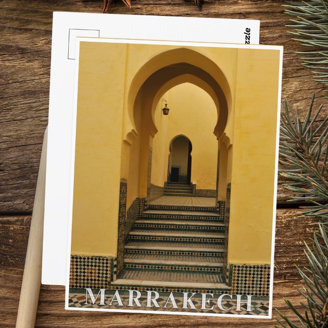 Carte Postale Belle architecture marocaine de la Médina de Marra (Créateur téléchargé)