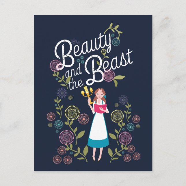 Carte Postale Belle | Beauté Et Bête (Devant)