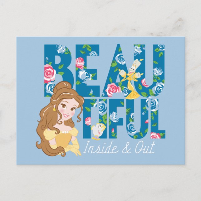 Carte Postale Belle | Beautfiul à l'intérieur et à l'extérieur (Devant)
