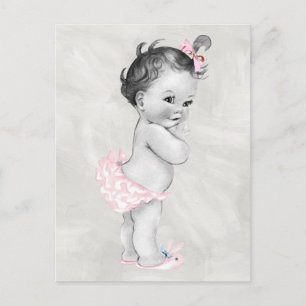 Carte Postale Belle Bébée Vintage fille