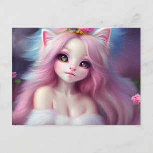 Carte Postale Belle Cartoon Chat bébé