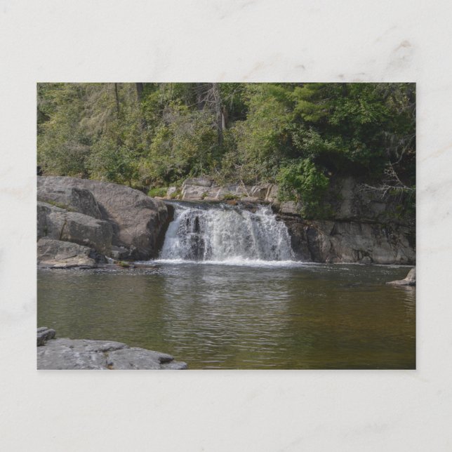 Carte Postale Belle Cascade Dans Les Montagnes Appalaches (Devant)