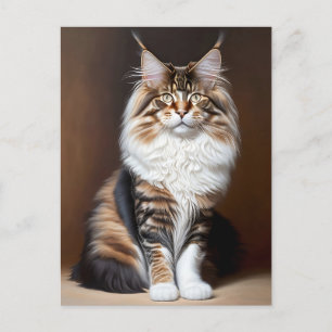 Carte Postale belle chatte