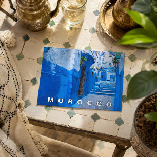 Carte Postale Belle Chefchaouen bleue Architecture marocaine