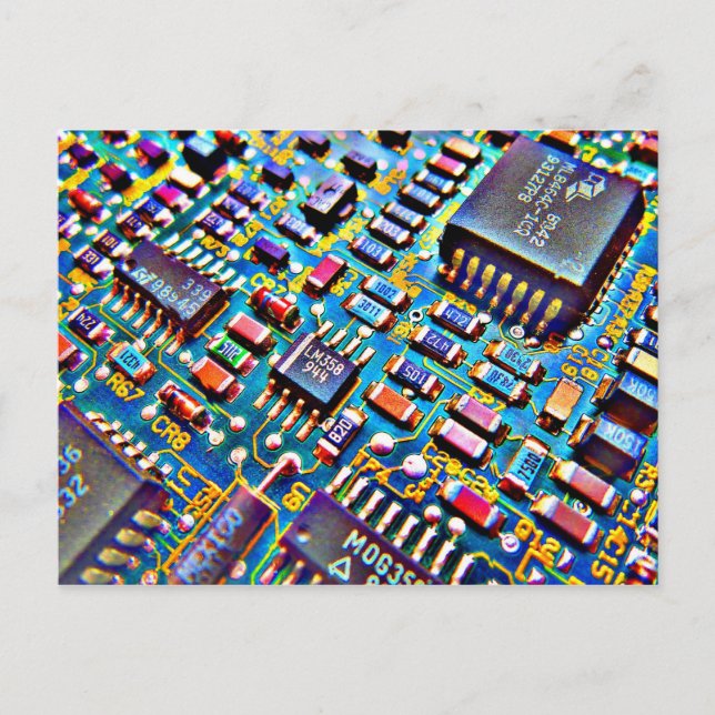 Carte Postale Belle Circuitrie (Devant)