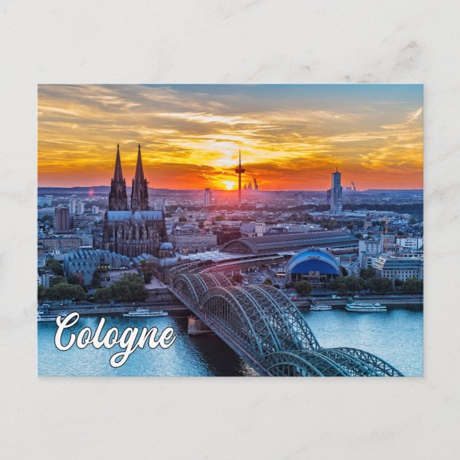 Carte Postale Belle Cologne, Allemagne (Devant)