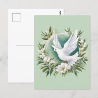 Belle Colombe de Paix Blanche