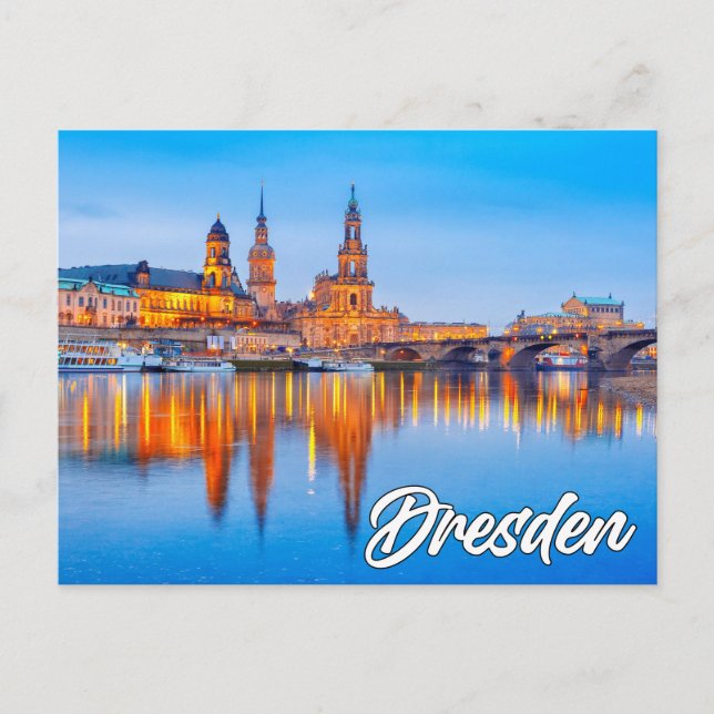 Carte Postale Belle Dresde, Allemagne (Devant)