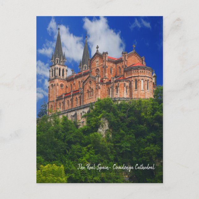 Carte Postale Belle Espagne du Nord- Covadonga (Devant)