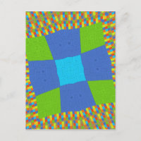 Belle Extraordinaire Vert Bleu Cyan Art Design d'i