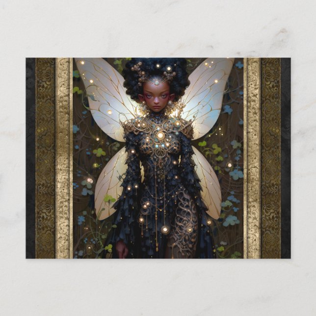 Carte Postale Belle Fairy Femme Imaginaire Art (Devant)