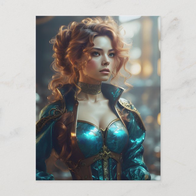 Carte Postale Belle Femme (Devant)