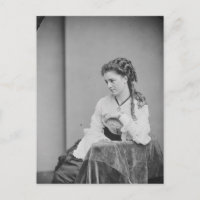 Belle Femme inconnue de l'époque de la guerre civi