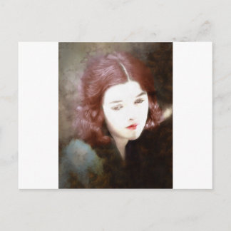 Carte Postale Belle femme triste
