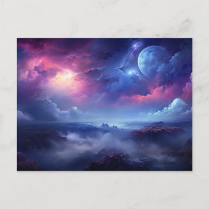 Carte Postale Belle Galaxie Espace extra-atmosphérique Univers c