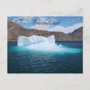Carte Postale Belle Iceberg Aappilattoq Greenlanad