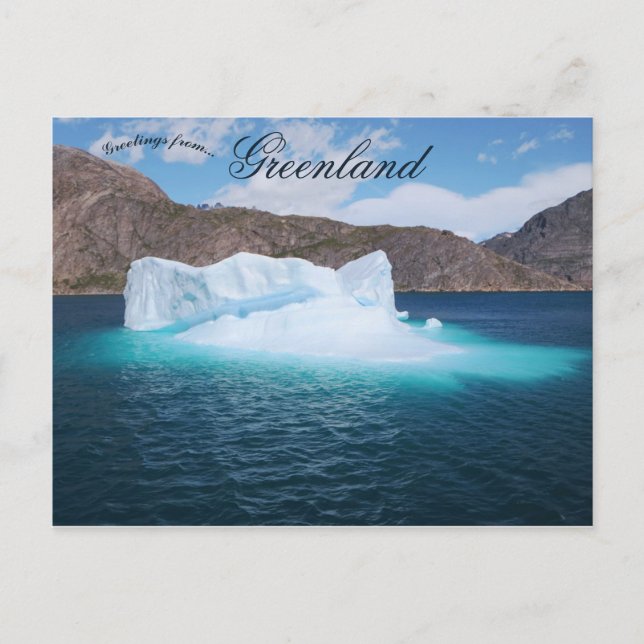 Carte Postale Belle Iceberg Aappilattoq Greenlanad (Devant)