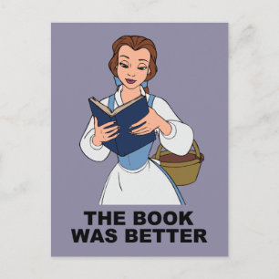 Carte Postale Belle Le livre était meilleur