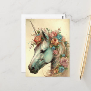Carte Postale Belle Licorne