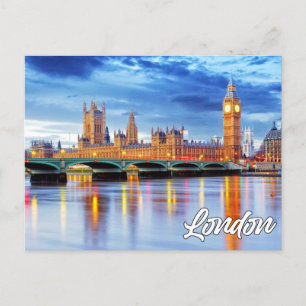 Carte Postale Belle Londres, Angleterre, Royaume-Uni