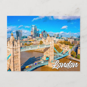 Carte Postale Belle Londres, Angleterre, Royaume-Uni