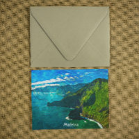 Belle Madère Vue Côtière Peinture à l'huile