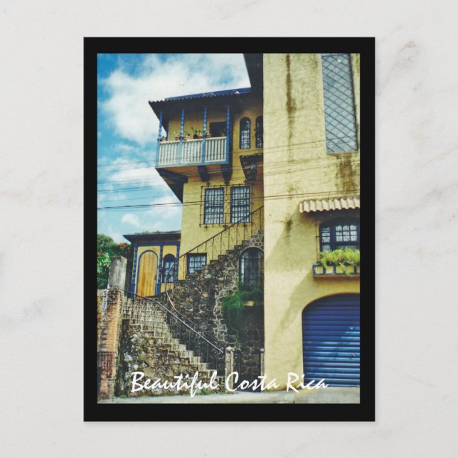 Carte Postale Belle Maison ancienne à San Jose, Costa Rica (Devant)