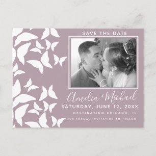 Carte Postale Belle Mariposas Blanc Bleu Photo