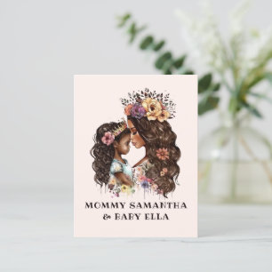 Carte Postale Belle mère et fille noire (4)