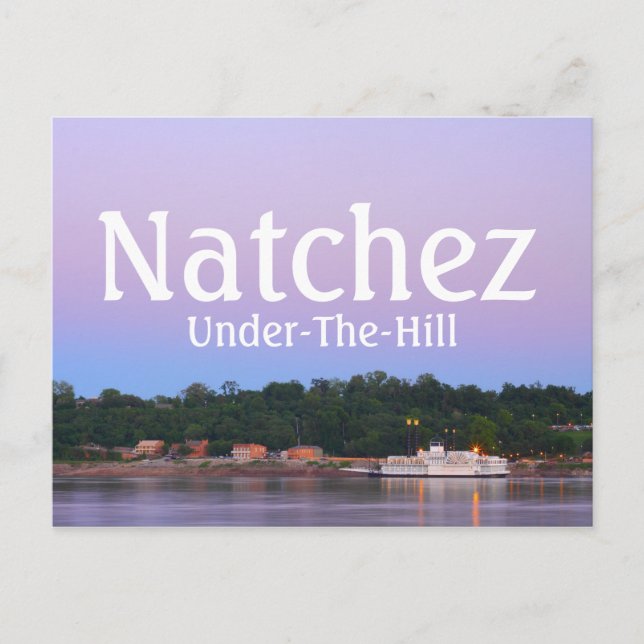 Carte Postale Belle Natchez, MS Under The Hill (Devant)