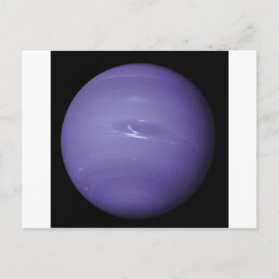 Carte Postale Belle Neptune bleue, vue de l'espace, NASA