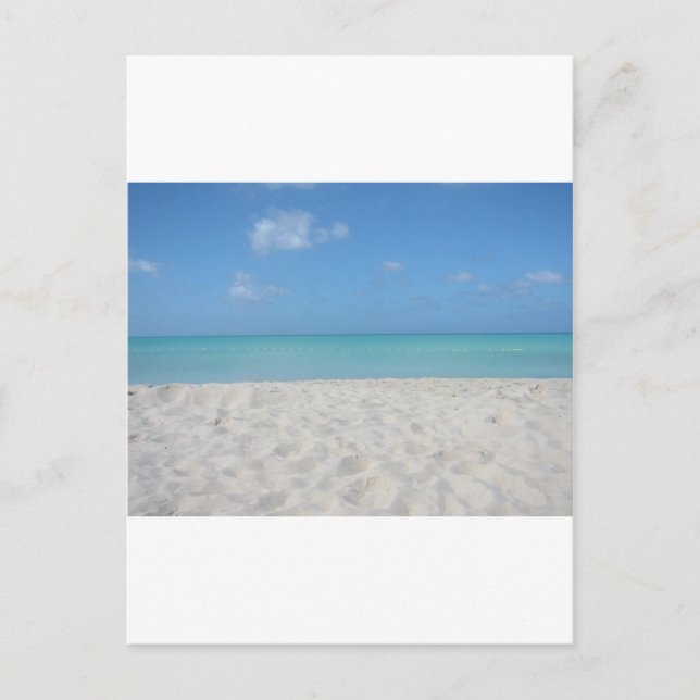 Carte Postale Belle Plage de Sable (Devant)