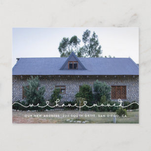 Carte Postale Belle police de coeur de connexion Nous avons dépl