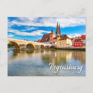 Carte Postale Belle Ratisbonne, Allemagne