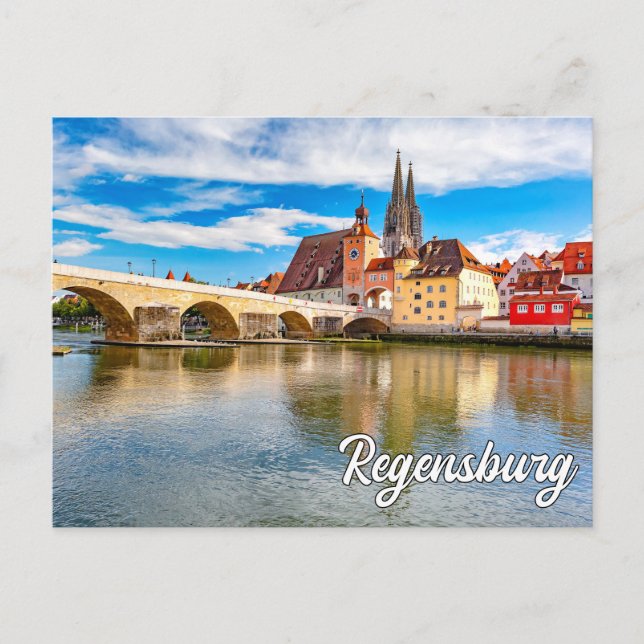 Carte Postale Belle Ratisbonne, Allemagne (Devant)