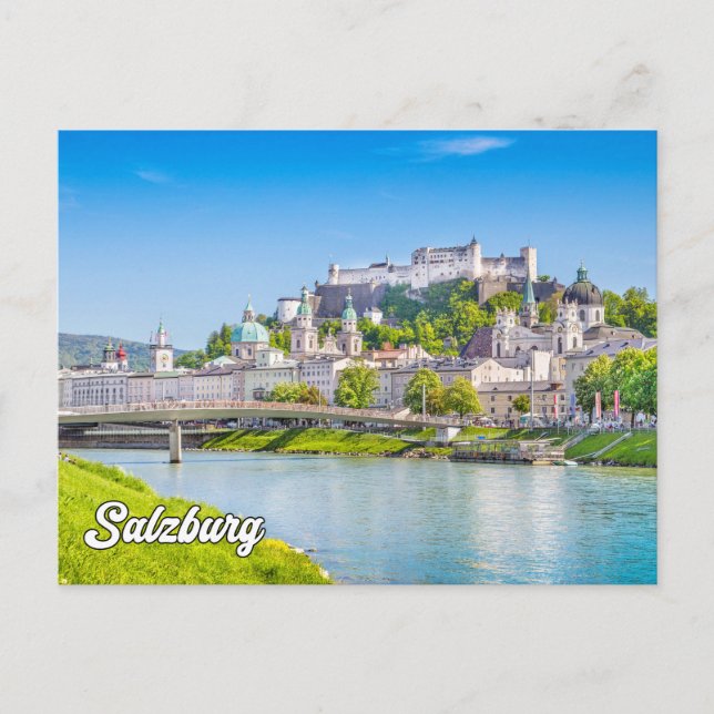 Carte Postale Belle Salzbourg, Autriche (Devant)