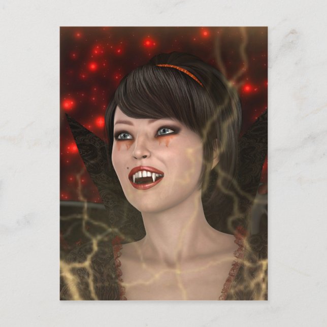 Carte Postale Belle Sorcière (Devant)