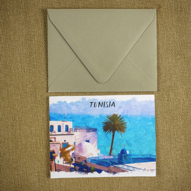 Carte Postale Belle Tunisie Panorama (tunisia africa travel postcard)