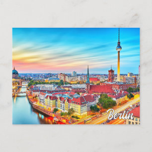 Carte Postale Belle Ville De Berlin, Allemagne