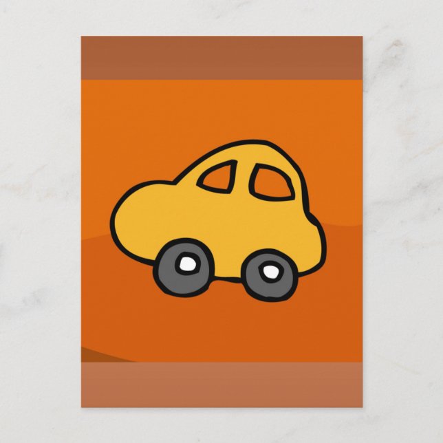 Carte Postale Belle voiture (Devant)