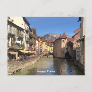 Carte Postale Belle vue sur Annecy, France sur une