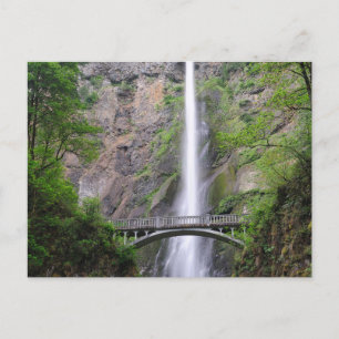 Carte Postale Belle vue sur les chutes de Multnomah, Oregon